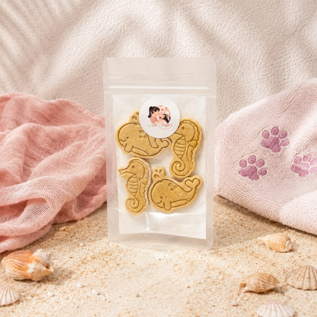 Biscuits hippocampes et baleines, esprit mer (55gr)