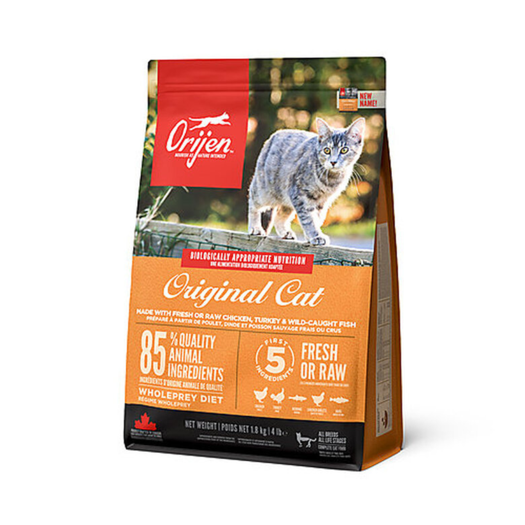 Croquettes ORIJEN ORIGINAL pour chat adulte (2 tailles)