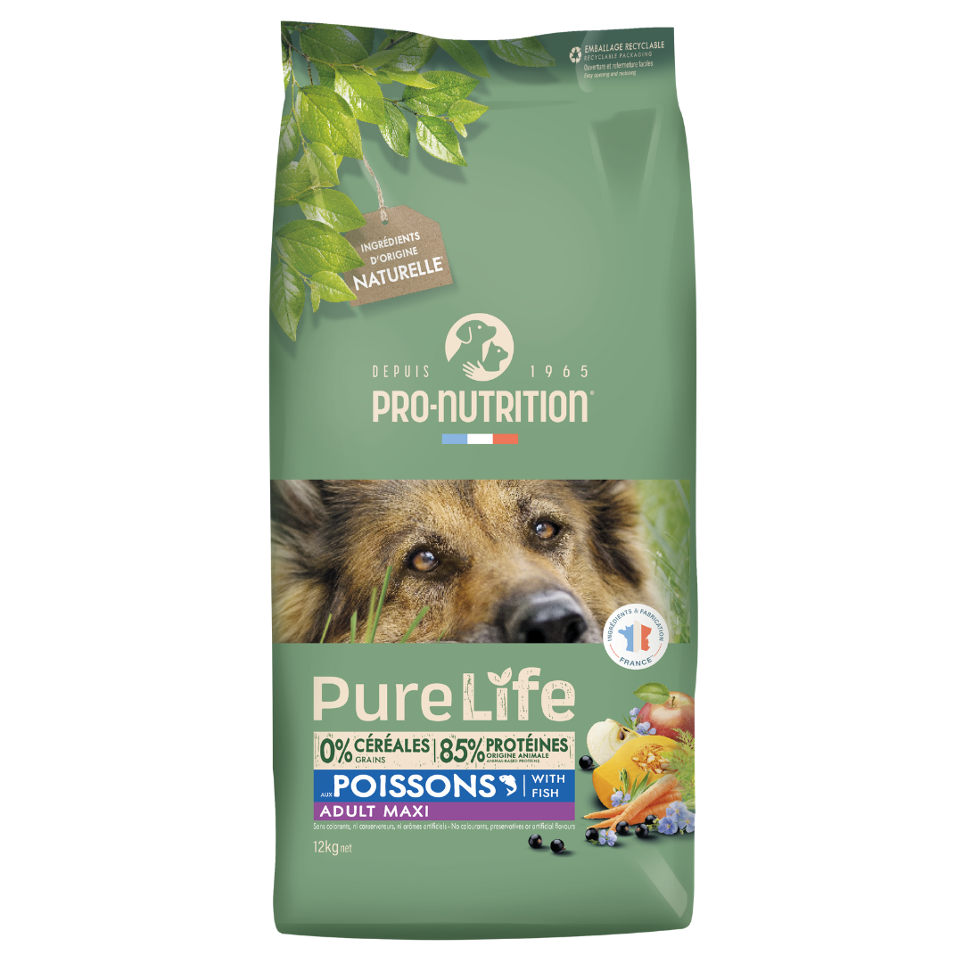 Croquettes PURE LIFE pour chien MAXI (12 kg)
