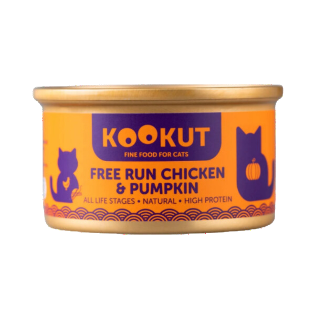 Pâtée naturelle au Poulet & Citrouille, Kookut | CHAT | 70g