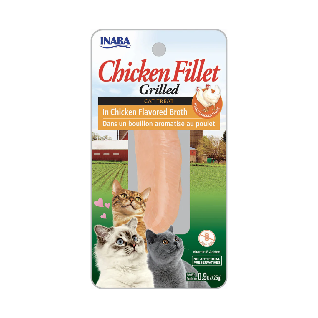 Filet de poulet grillé pour chat INABA (25g)