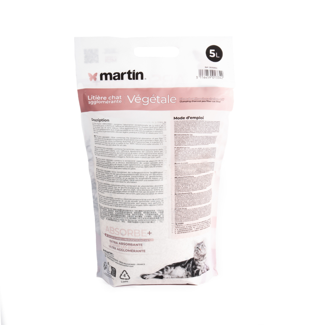 Litière Absorbe+ 5L - Spéciale urines fréquentes