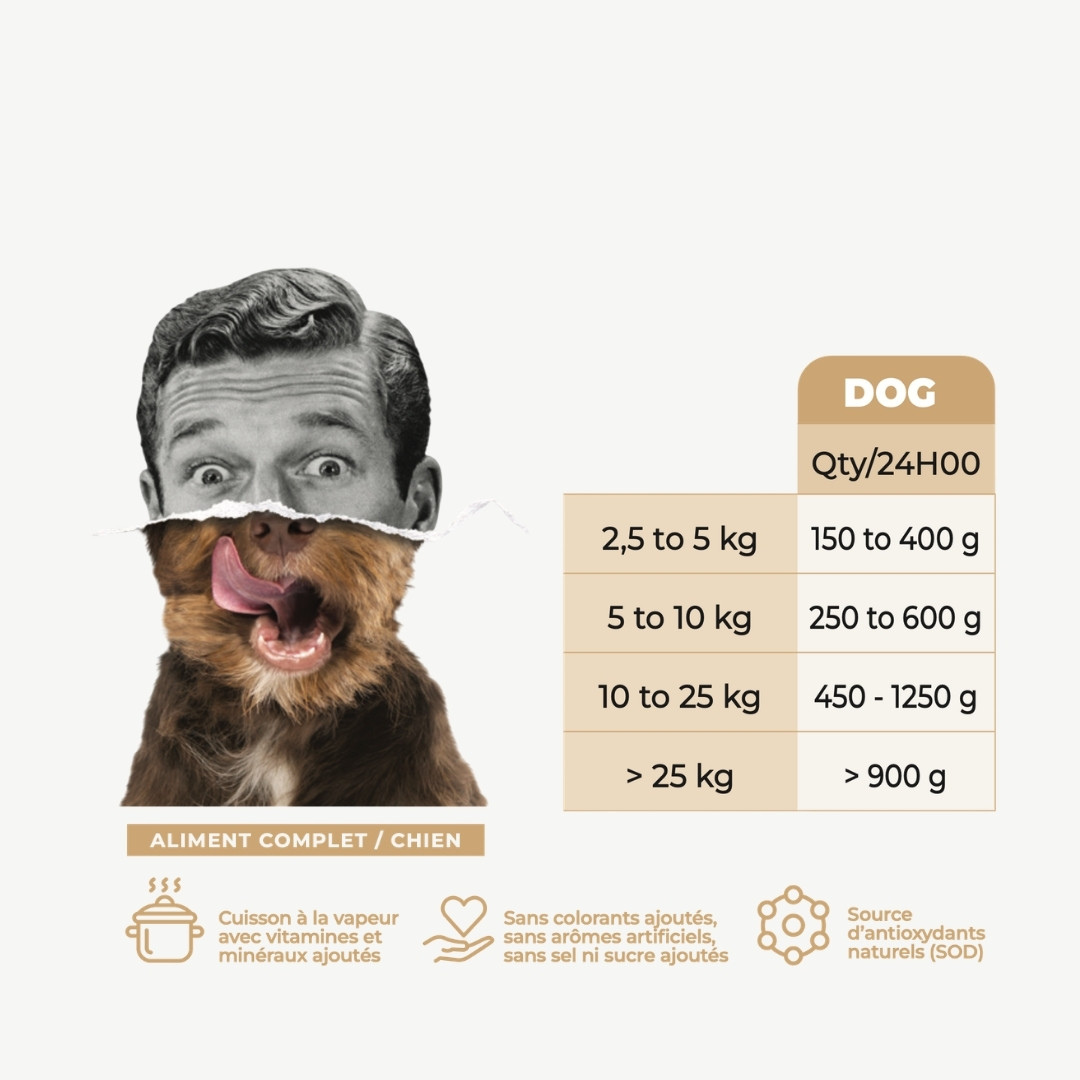 Pâtée MARTIN – Les Mijotés de Boeuf, petits pois et carottes (400g)