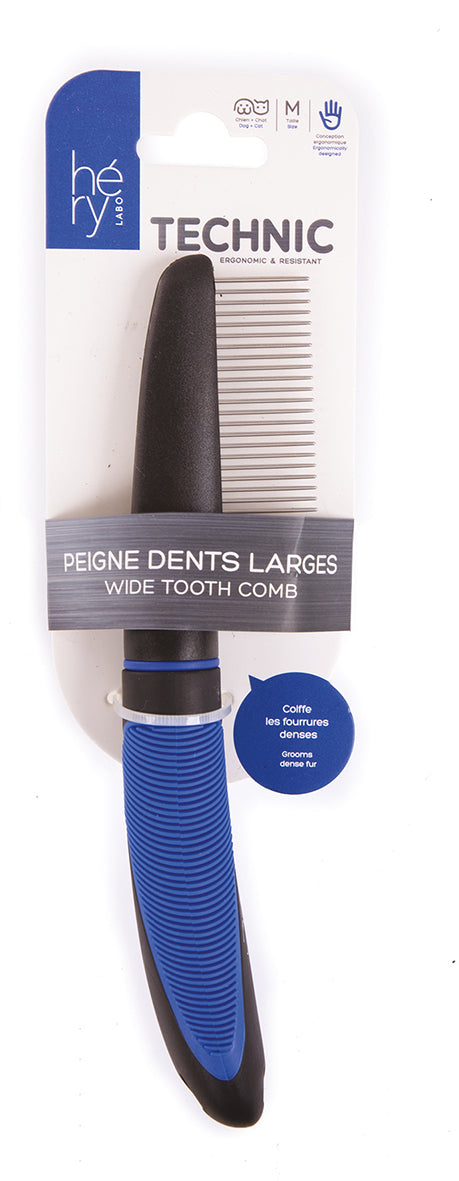 Peigne dents larges pour chats & chiens – TECHNIC