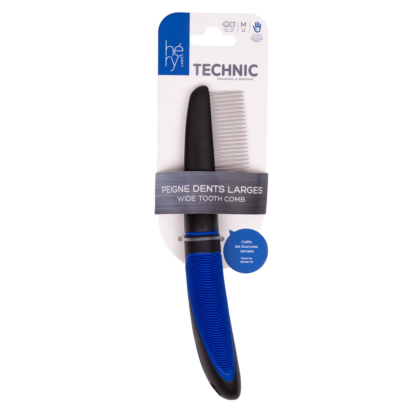 Peigne dents larges pour chats & chiens – TECHNIC