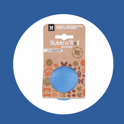 Balle bleue Rubb'n'Roll color