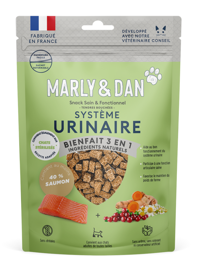 Friandises Marly & Dan Tendres Bouchées « Système Urinaire » | CHAT | 40g