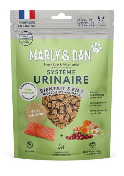 Friandises Marly & Dan Tendres Bouchées « Système Urinaire » | CHAT | 40g