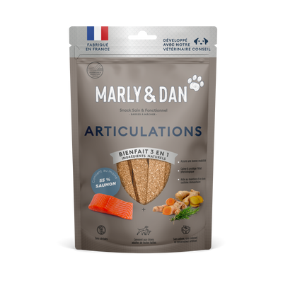 Friandises Marly & Dan Barres à Mâcher « Articulation » | CHIEN | 80g