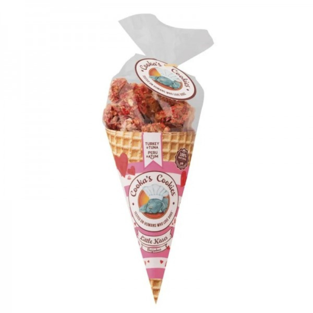 Cooka’s Cookies – Cornet de friandises Dinde & Thon – 50 g