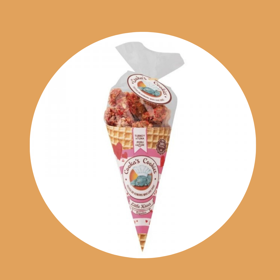 Cooka’s Cookies – Cornet de friandises Dinde & Thon – 50 g