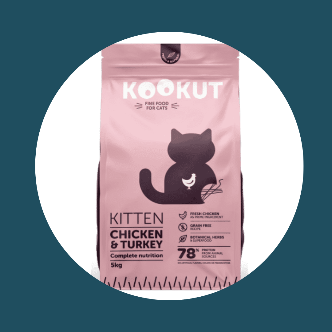 Croquettes poulet et dinde Kookut | CHATON (2 tailles)