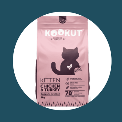 Croquettes poulet et dinde Kookut | CHATON (2 tailles)