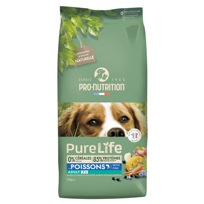 Croquettes sans céréales Pure Life | CHIEN SENIOR 7+ | 12 kg