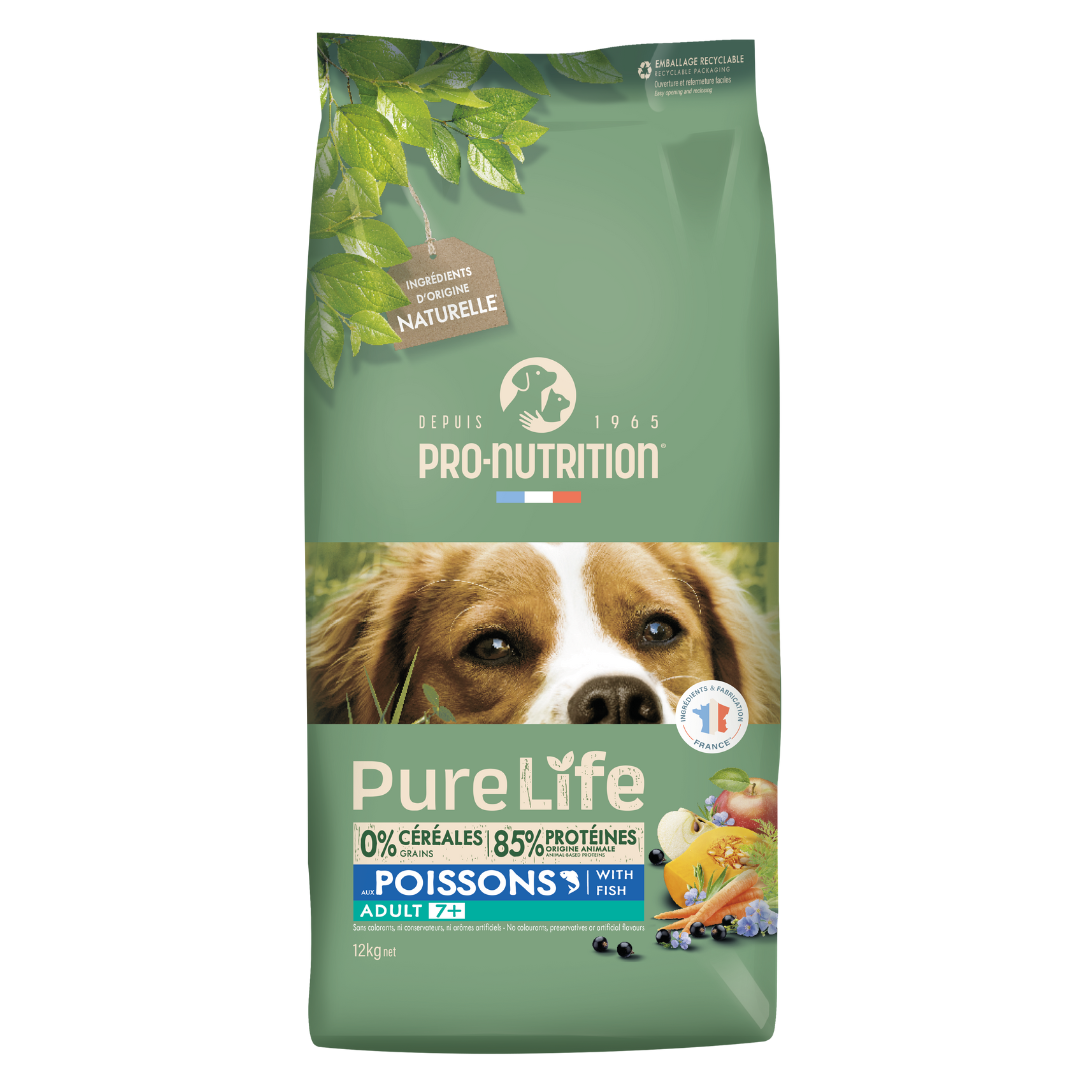 Croquettes PURE LIFE pour chien senior 7+ (2 tailles)