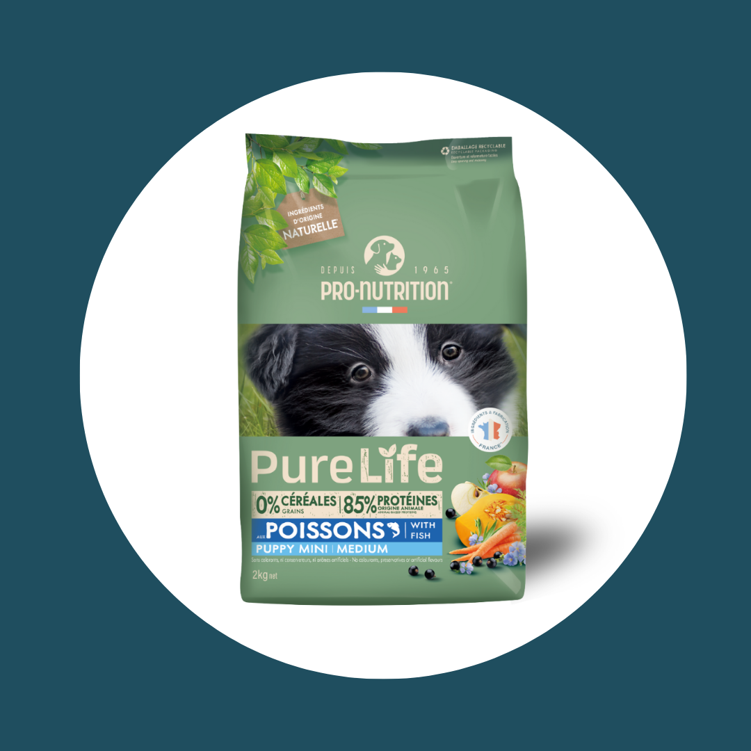 Croquettes PURE LIFE pour chiot MINI & MEDIUM (2 tailles)
