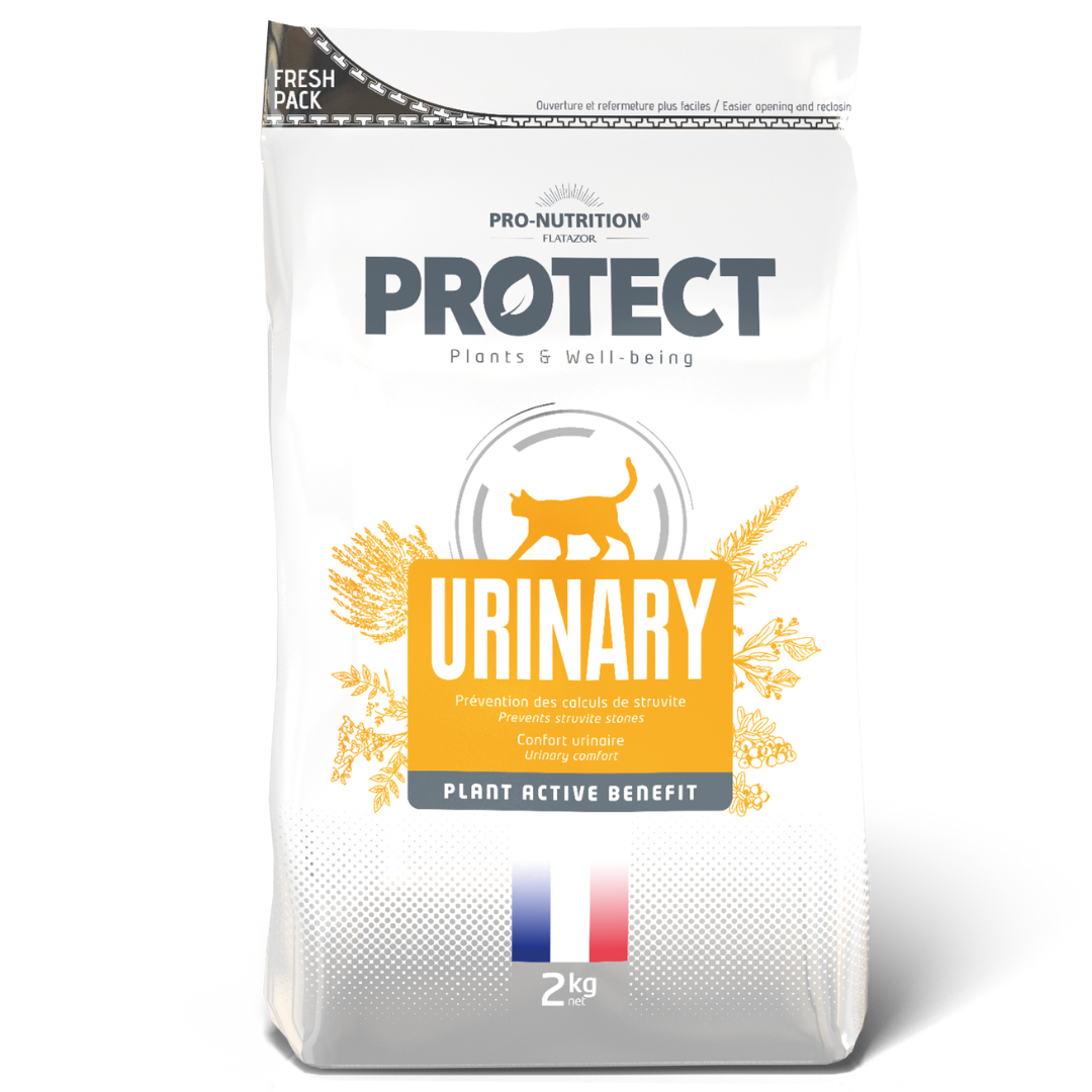 Croquettes vétérinaires pour chat PROTECT | URINARY | 2 Kg