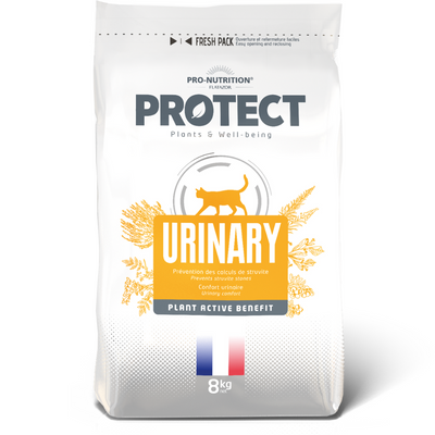 Croquettes vétérinaires pour chat PROTECT | URINARY | 8 Kg