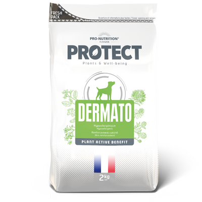 Croquettes vétérinaires pour chien PROTECT | DERMATO | 2 kg