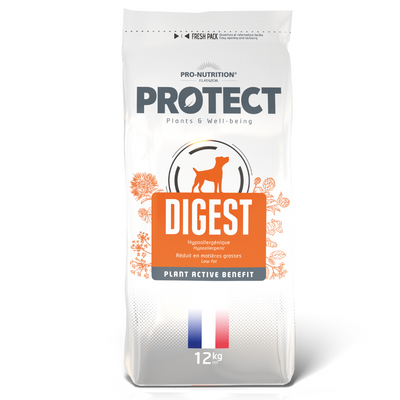 Croquettes vétérinaires pour chien PROTECT | DIGEST | 12Kg