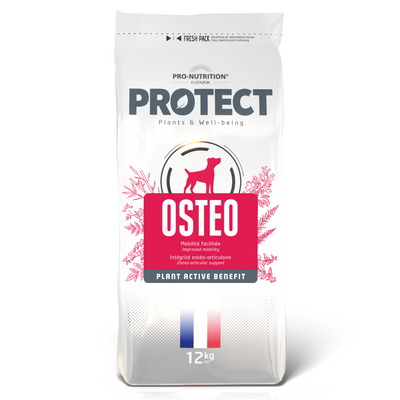 Croquettes vétérinaires pour chien PROTECT | OSTEO | 12Kg