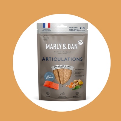 Friandises Marly & Dan Barres à Mâcher « Articulation » | CHIEN | 80g