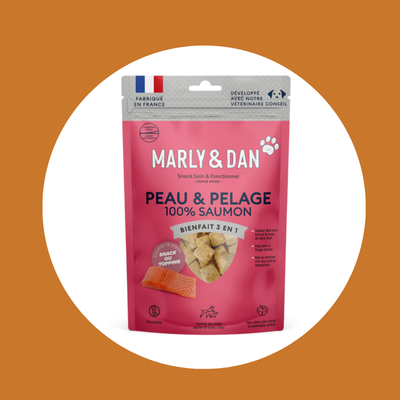 Friandises Marly & Dan Freeze Dried « Peau & Pelage » | CHIEN | 50g