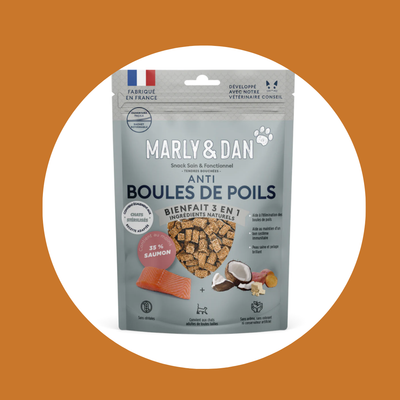 Friandises Marly & Dan Tendres Bouchées « Boules de poils » | CHAT | 40g
