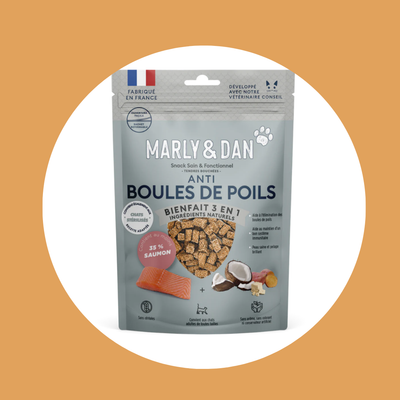 Friandises Marly & Dan Tendres Bouchées « Boules de poils » | CHAT | 40g
