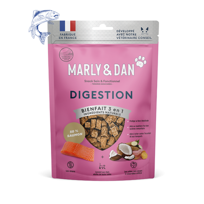 Friandises Marly&Dan Tendres Bouchées Digestion | Chat | 40g