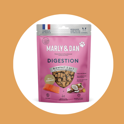 Friandises Marly&Dan Tendres Bouchées Digestion | Chat | 40g