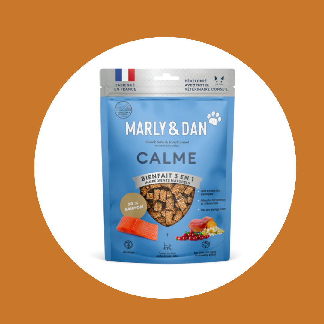 Friandises Marly & Dan Tendres bouchées “Calme” | CHAT | 40g