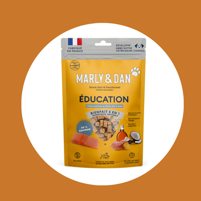 Friandises Marly & Dan Tendres bouchées « Education» | CHIEN | 100g