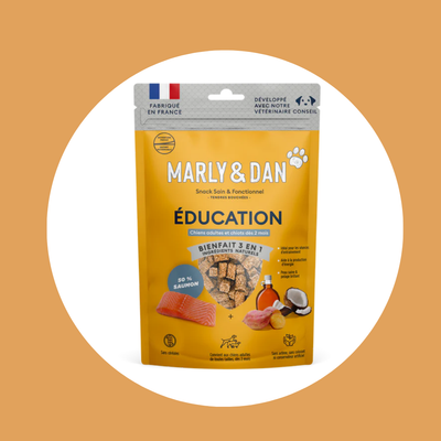 Friandises Marly & Dan Tendres bouchées « Education» | CHIEN | 100g