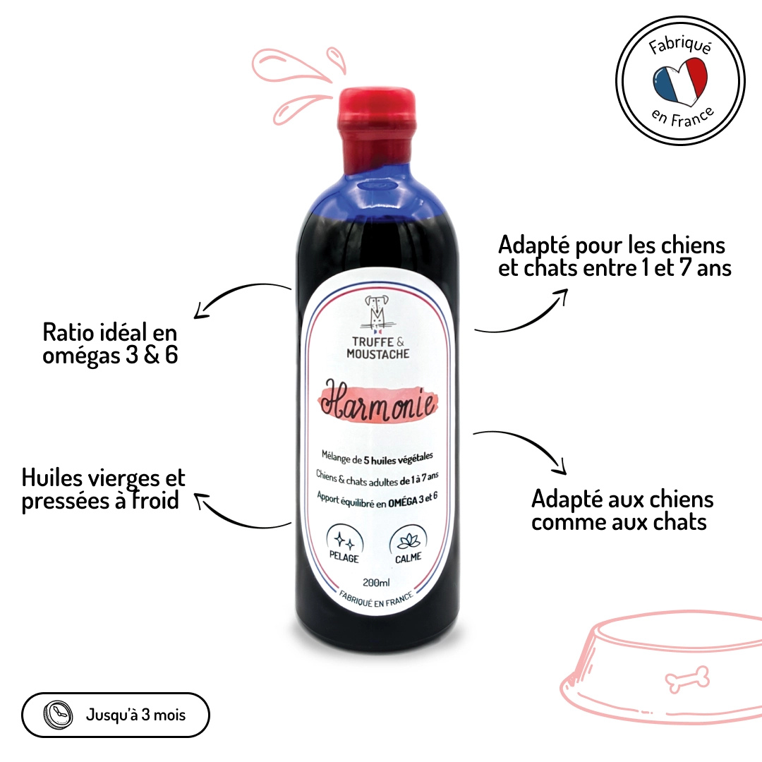 Complément alimentaire Harmonie, pour chats & chiens