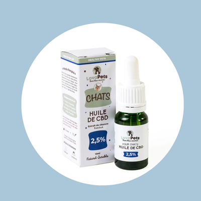 Huile de CBD pour Chat 2,5% | 10ml