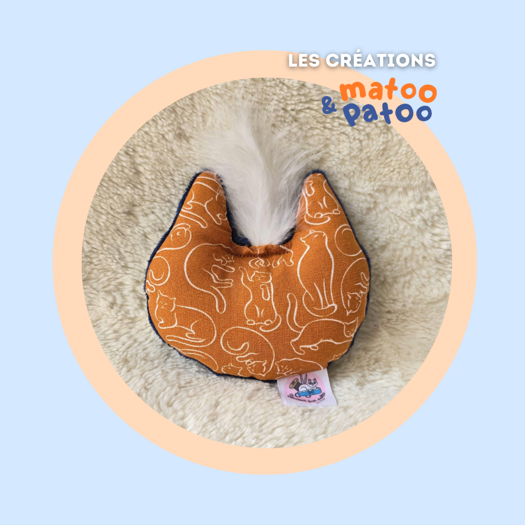 Coussin à la valériane - Jouet créateur pour chats