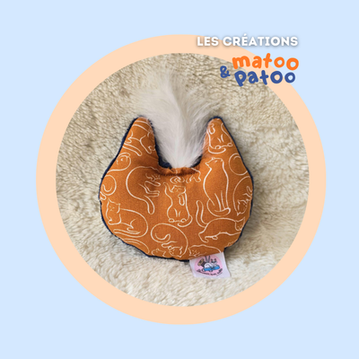 Coussin à la valériane - Jouet créateur pour chats