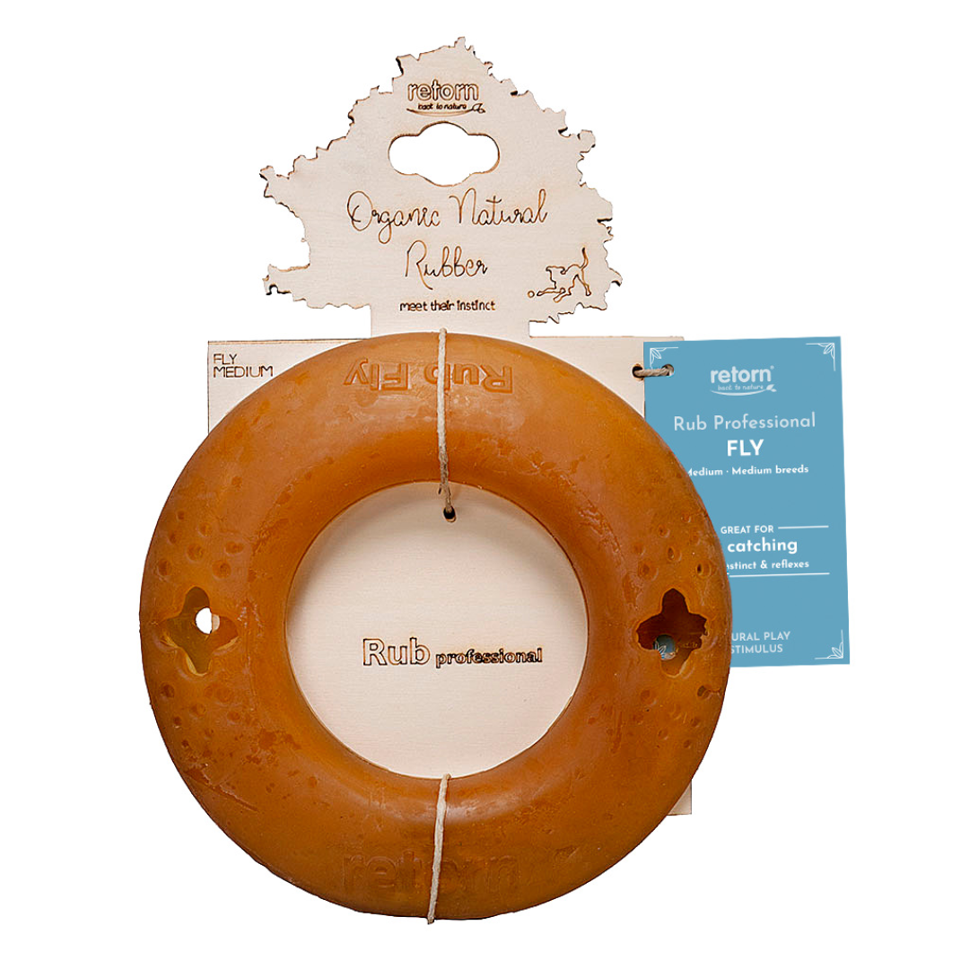 Jouet pour chien Rub Fly – 100 % résine naturelle