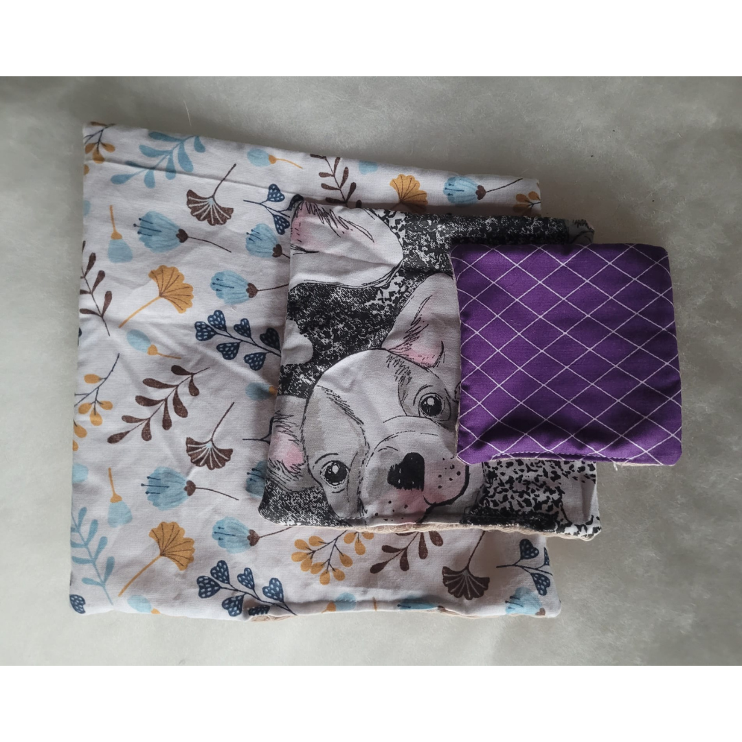 Lingettes lavables artisanales pour chats & chiens