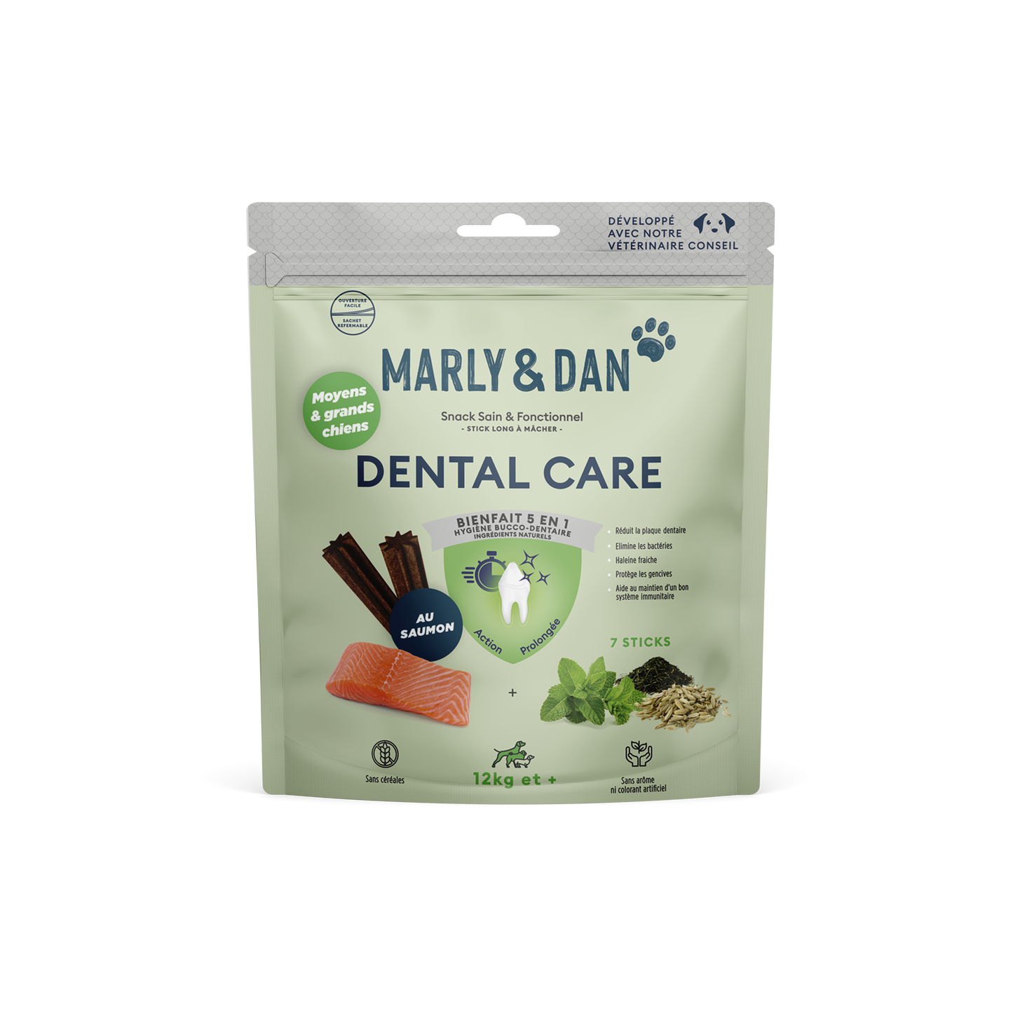 Dental Care pour chien (x7 Sticks) – Marly&Dan