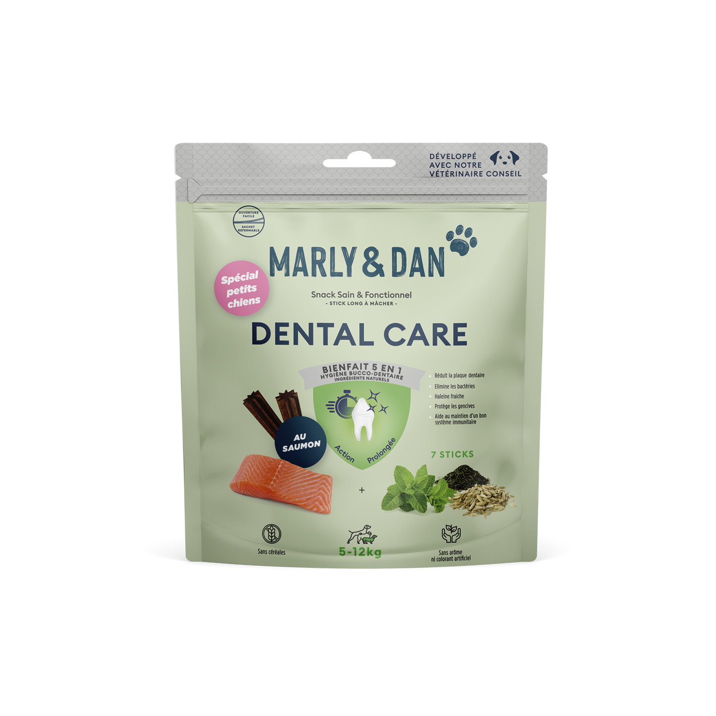 Dental Care pour chien (x7 Sticks) – Marly&Dan