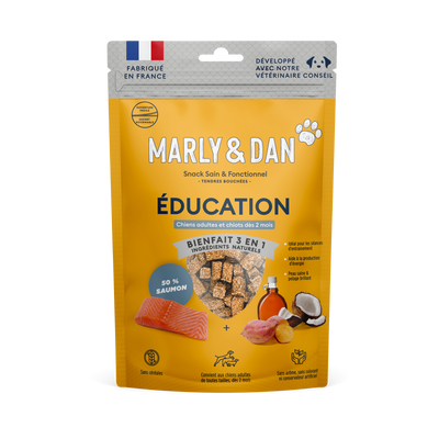 Friandises Marly & Dan Tendres bouchées « Education» | CHIEN | 100g