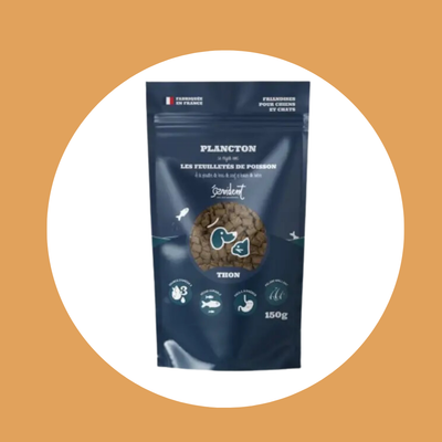 PLANCTON - Friandises feuilletées de la mer pour chats & chiens