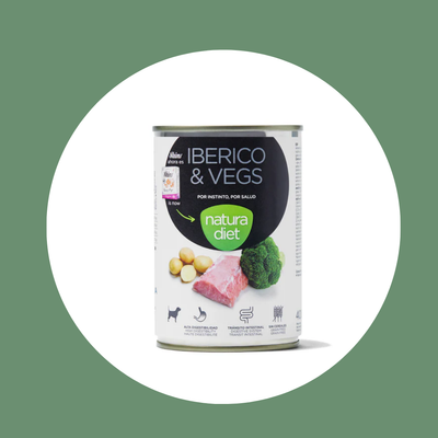 Pâtée Natura Diet | Iberico & Vegs | CHIEN | 400g