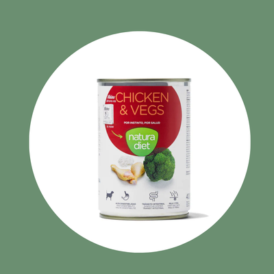 Pâtée Natura Diet | Poulet et Légumes | CHIEN | 400g