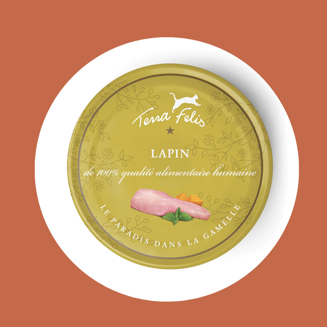 Pâtée au lapin Terra Félis (80gr)