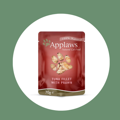 Pâtée pour chat Applaws Thon et crevettes du Pacifique 70 gr.