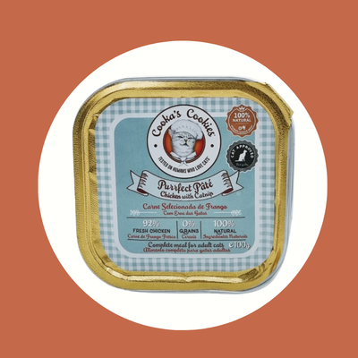 Pâtée pour chats Cooka's Cookies Poulet et Catnip (100gr)