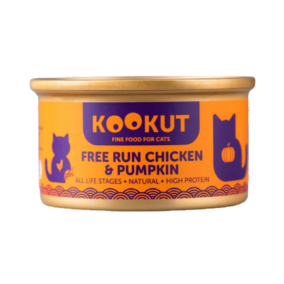 Pâtée naturelle au Poulet & Citrouille, Kookut | CHAT | 70g